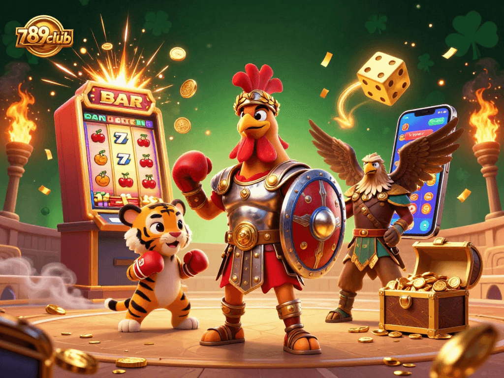 Experience thrilling gameplay at 789club with immersive 3D casino elements and exciting characters.