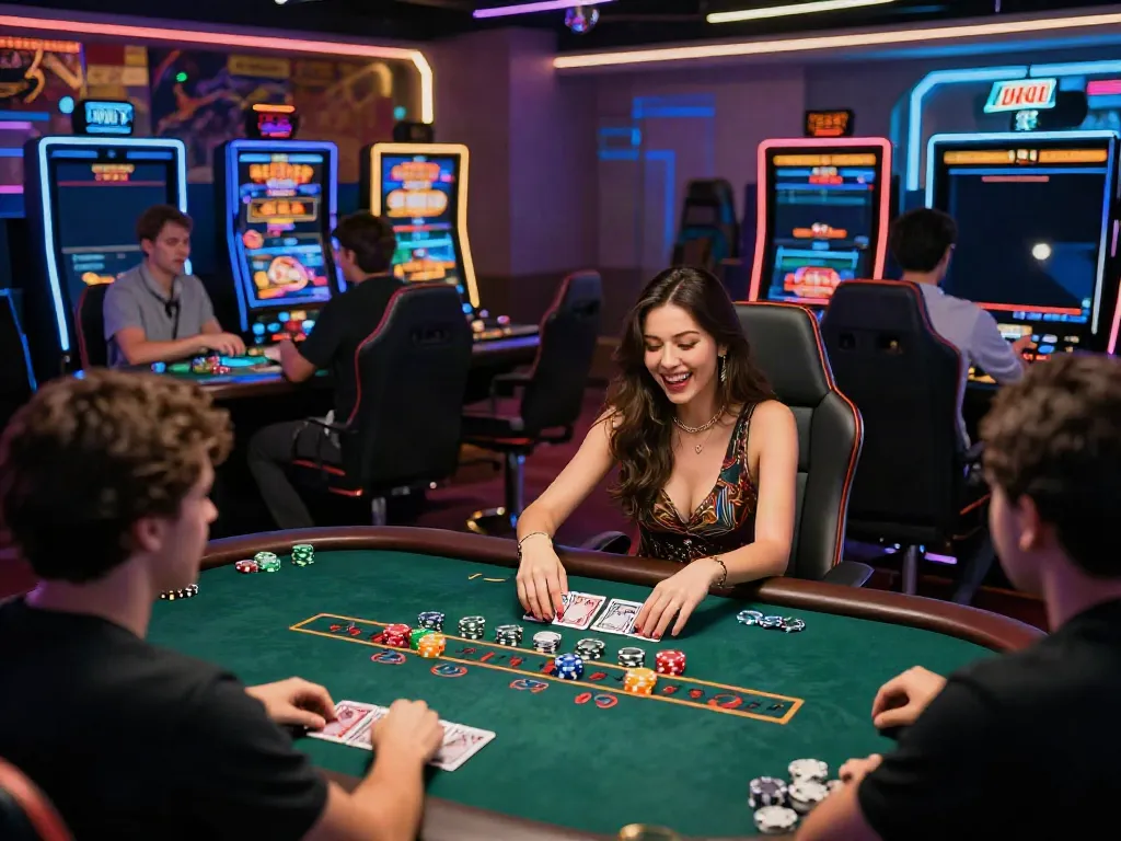Exciting online casino with players enjoying games not on Gamstop.