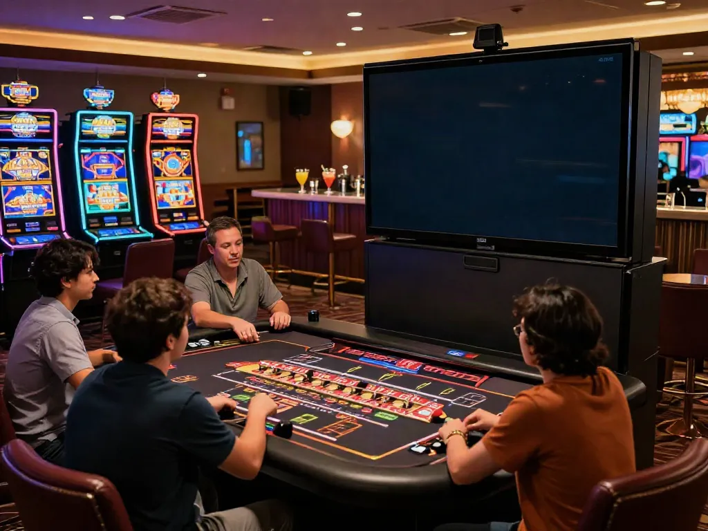 Exciting casino not on gamstop scene showcasing lively gaming options.