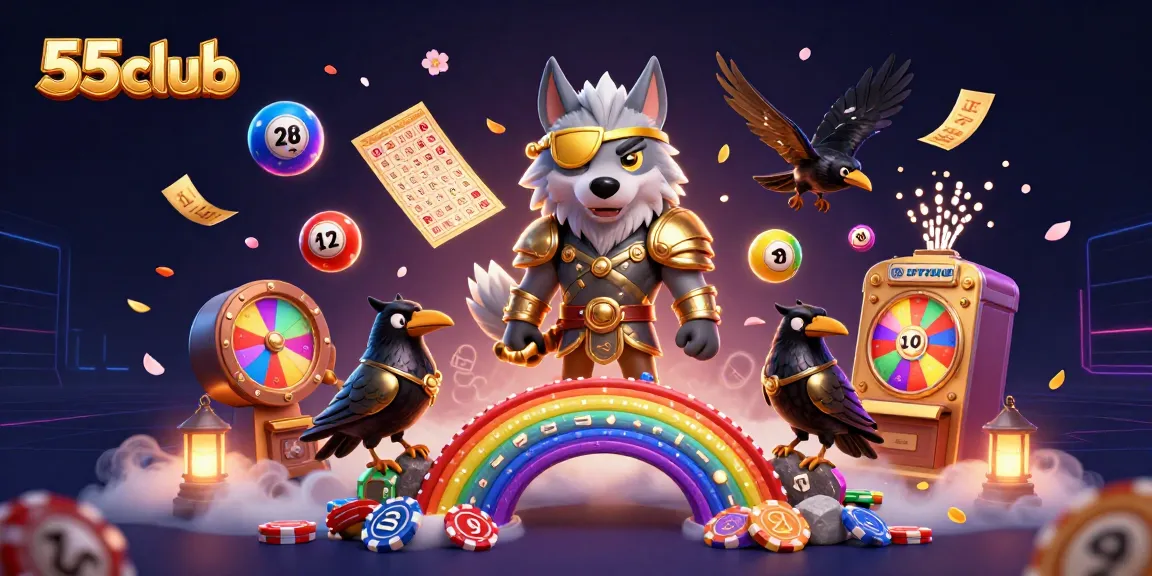 Engage in thrilling games at 55club with a vibrant casino world full of excitement.