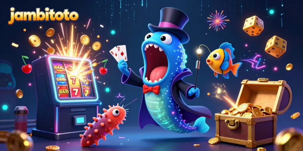Experience thrilling gameplay at jambitoto with vibrant casino elements bursting with energy.
