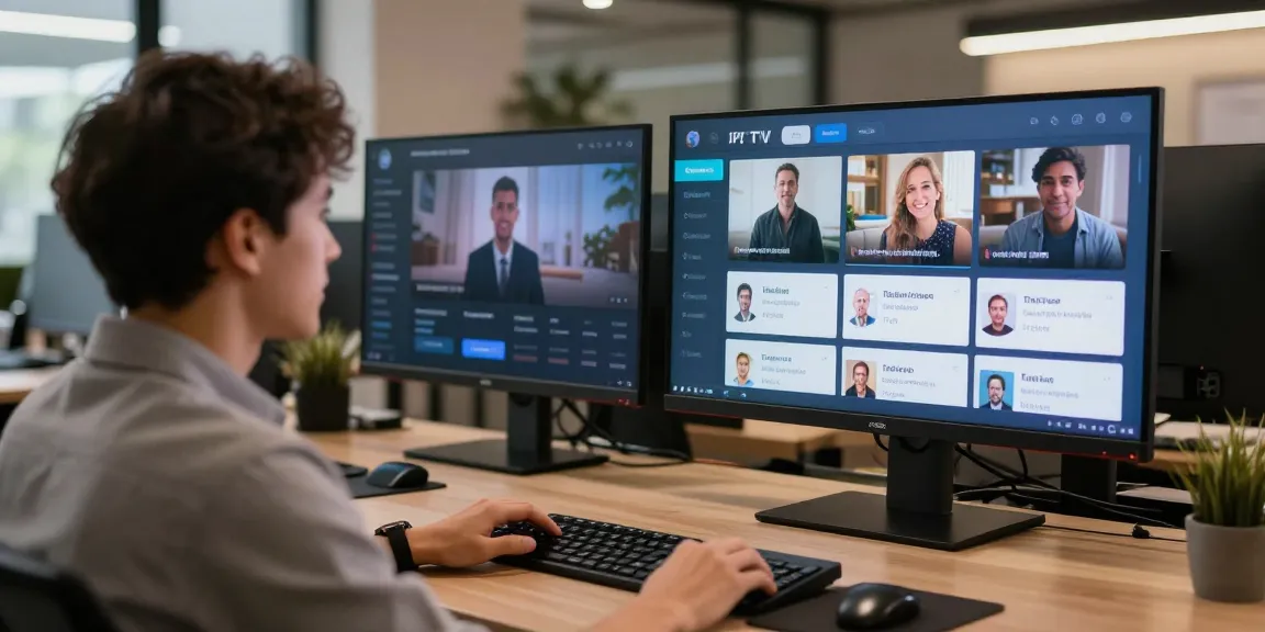 IPTV reseller managing subscriptions, trusted local provider in community service space.