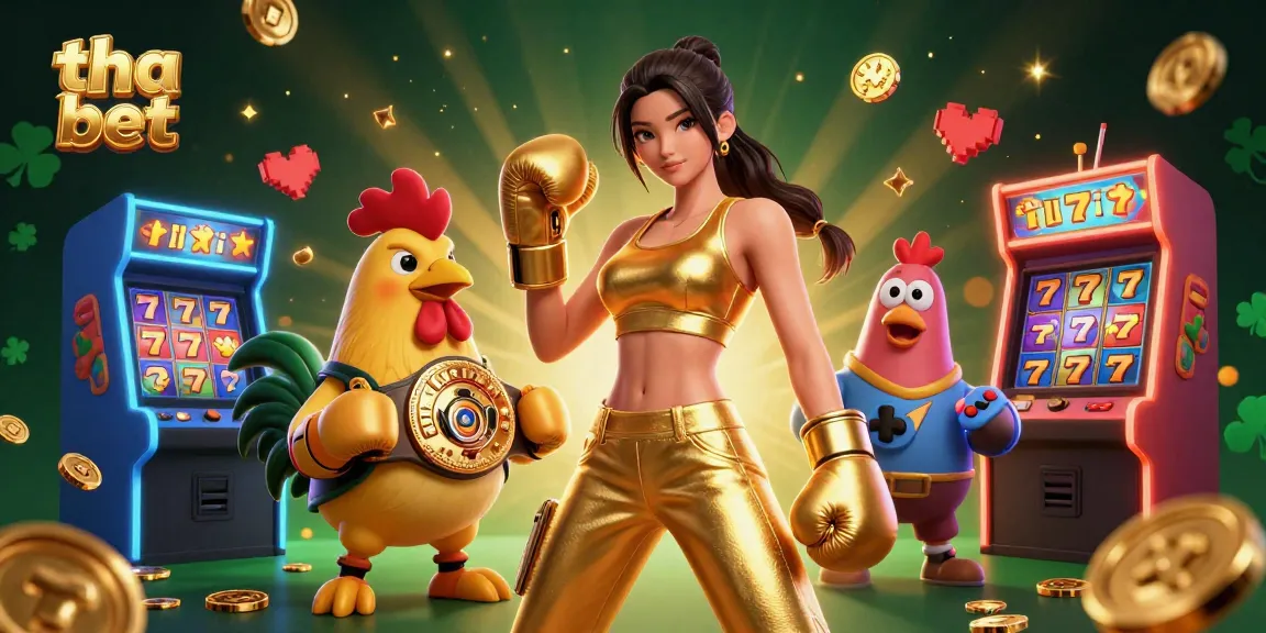 Experience thrilling wins with tha bet in a vibrant casino scene featuring dynamic characters and gaming elements.