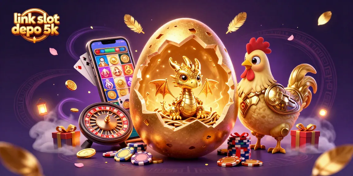 Experience thrills at link slot depo 5k with a vibrant dragon nest of winning poker chips and slot games.