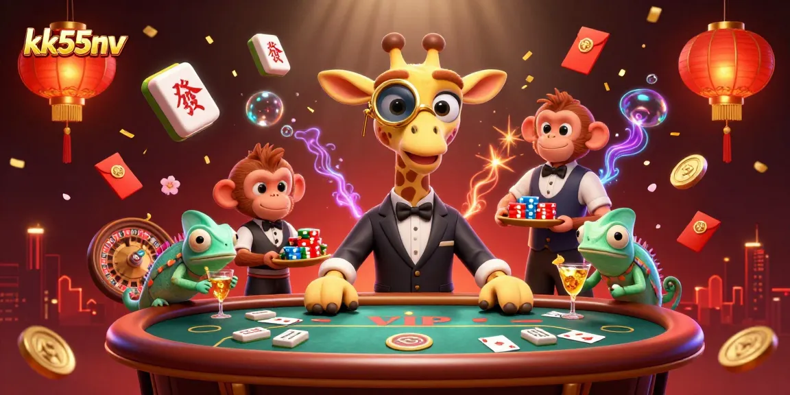 Engage in thrilling experiences at kk55nv casino with dynamic characters and vibrant casino elements.