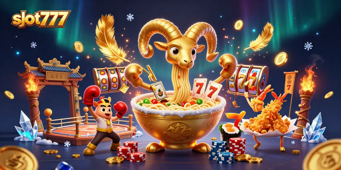 Experience vibrant action with slot777's animated casino scene filled with colorful characters and game elements.